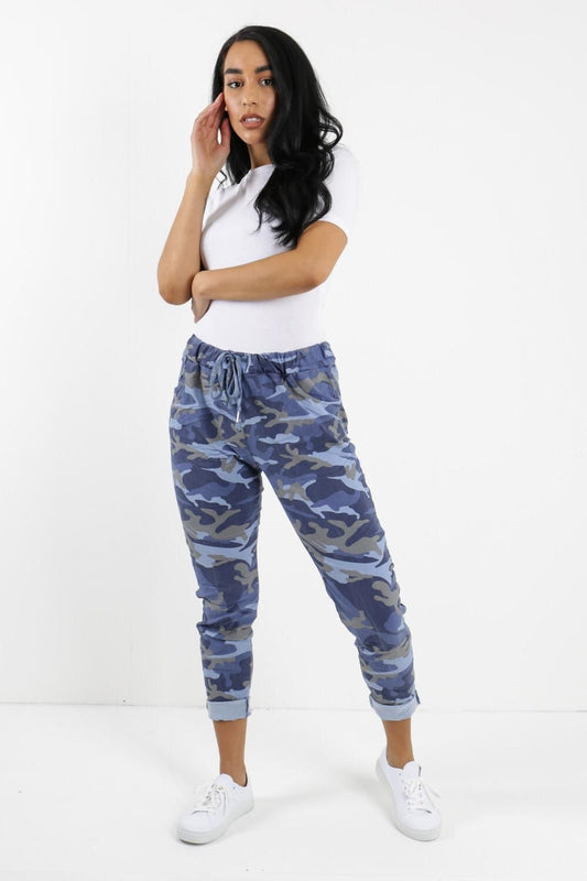 Womens Camo Magic Pants Italian Multi Colours