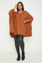 ITALIAN V NECK LONG SLEEVE TUNIC TOP
