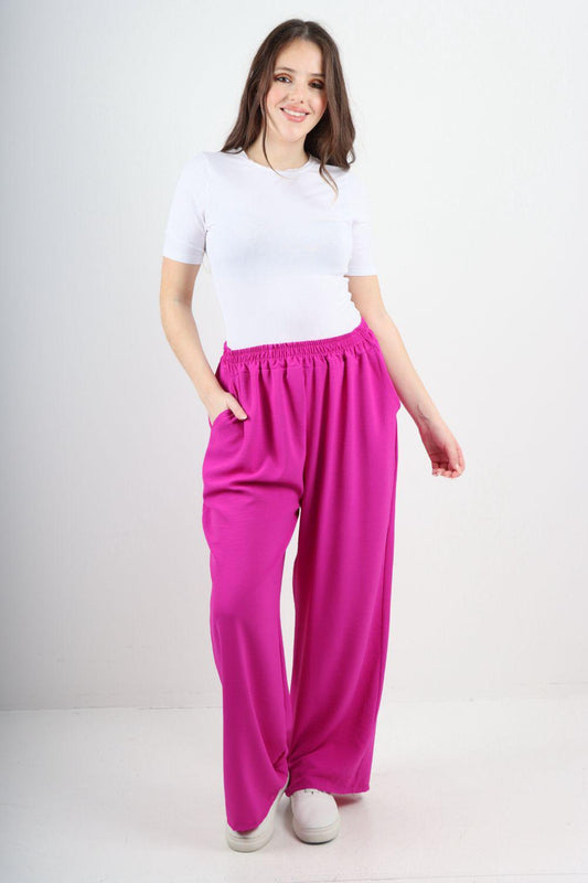Italian Plain Side Pocketed Cotton Trouser