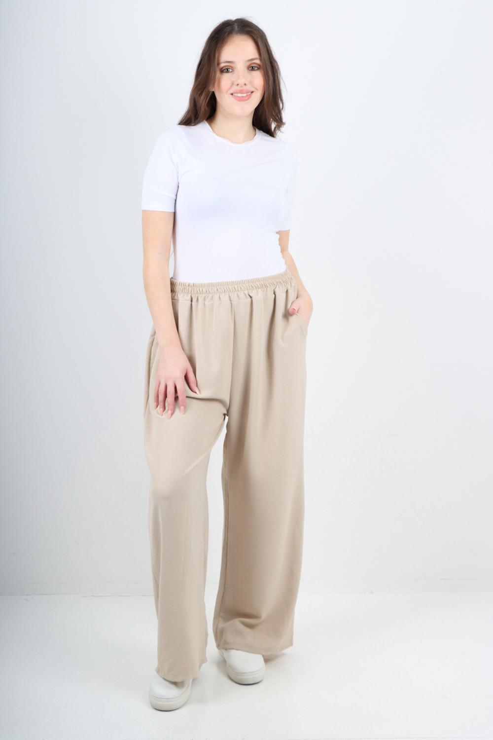 Italian Plain Side Pocketed Cotton Trouser