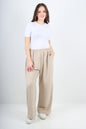 Italian Plain Side Pocketed Cotton Trouser