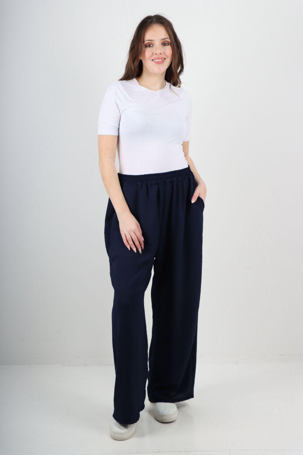 Italian Plain Side Pocketed Cotton Trouser