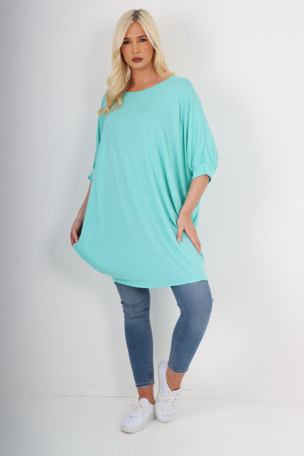Italian Oversized Plain Casual Top