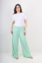 Italian Elasticated Waist Pleated Trouser