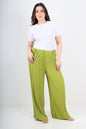 Italian Elasticated Waist Pleated Trouser