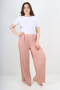 Italian Elasticated Waist Pleated Trouser