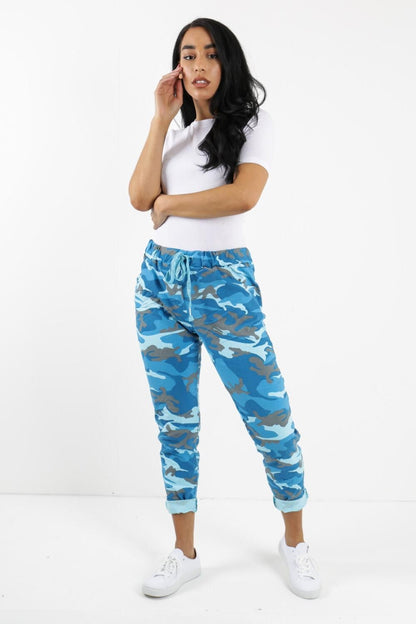 Womens Camo Magic Pants Italian Multi Colours