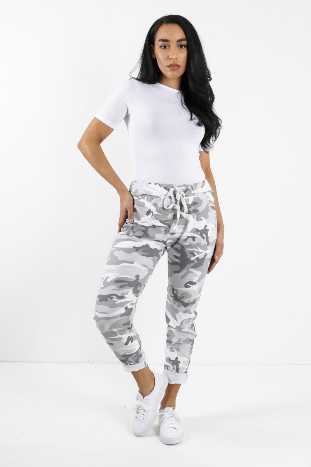 Womens Camo Magic Pants Italian Multi Colours