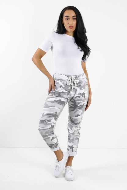 Womens Camo Magic Pants Italian Multi Colours
