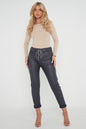 Wetlook Leather Stretch Pants