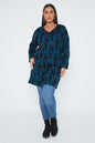 One Size Fashion Moda Pattern Jumper Top
