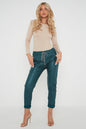 Wetlook Leather Stretch Pants
