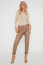 Wetlook Leather Stretch Pants