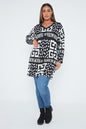 One Size Fashion Moda Pattern Jumper Top