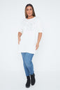 One Size Black OC Gem Embellished Top